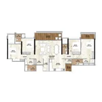 Excellaa Polaris Bavdhan 4 BHK Floor Plan Image